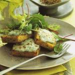 British Herbal Polenta with Cheese Gorgonzola Breakfast