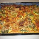 Canadian Gratin of Broccoli to  Cheeses Appetizer
