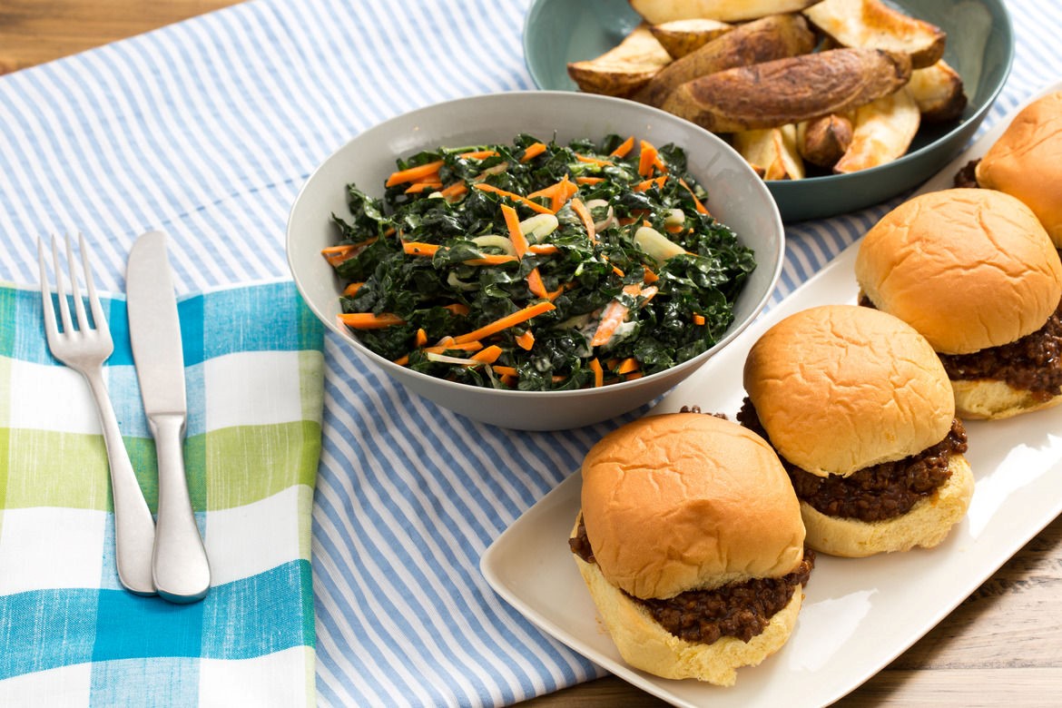 Cuban Sloppy Joes and Roasted Steak Fries Appetizer