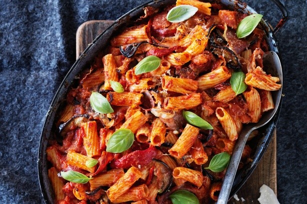 American Prosciutto and Eggplant Rigatoni Bake Recipe Appetizer