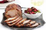 American Cherry Chilliglazed Roast Pork With Cherry Salsa Recipe Appetizer