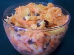 American Carrot and Raisin Salad With Pineapple Appetizer