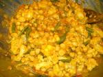 American Cauliflower  Garbanzo Curry Appetizer
