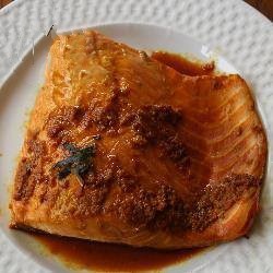 Japanese Salmon Soy Sauce Appetizer