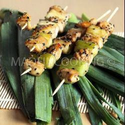 Japanese Yakitoribrochettes of Japanese Chicken Dinner