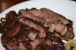 American Ribeye Steaks with Merlotmushroom Melange Dinner