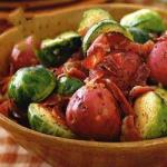 American Fricassee of Brussels Sprouts Appetizer