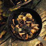 American Pan Fried Wild Mushrooms Appetizer