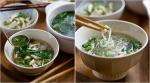 Japanese Meal in a Bowl With Chicken Rice Noodles and Spinach Recipe Appetizer