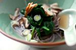 Japanese Soba Noodles in Broth With Spinach and Shiitakes Recipe Appetizer