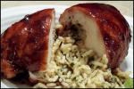 American Black Raspberry Glazed Chicken With Wild Rice Stuffing Dinner