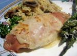 American Chicken Breasts With Cheese and Prosciutto Dinner