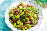 American Broad Beans With Chorizo and Coriander Recipe Appetizer