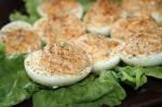 American Bacon and Tomato Deviled Eggs Appetizer