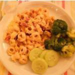 British Tortellini with Cheese Broccoli and Cucumber Appetizer