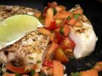 American Quick Grilled Swordfish With Papaya Salsa Dinner