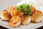 Canadian Scallop with Mustard Miso Sauce Appetizer
