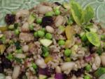 American Brown Rice Salad With Zucchini Beans and Dried Cherries Appetizer