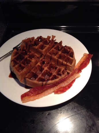 American Chocolate Brownie Waffles 4 Dessert