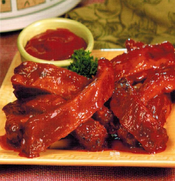 American Sweet and Spicy Ribs Appetizer