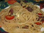 British Sicilian Spaghettini Dinner