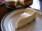 American Cheese Pie With Sour Cream Topping Dessert