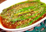 American Sesame Asparagus with Garlic Appetizer
