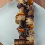 American Satay Tofu and Mushrooms Dessert