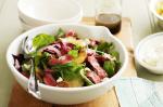 American Beef Rocket And Goats Cheese Salad Recipe Appetizer