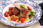 American Lamb Cutlets With Braised Cannellini Beans and Rosemary Recipe Dinner