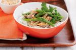 American Peanut And Ginger Lamb With Snow Peas And Rice Noodles Recipe Appetizer