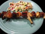 American Sausage Fennel and Apple Skewers 1 BBQ Grill