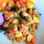 Ragout the Chicken with Fries recipe