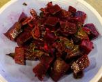 American Beet Greens with Beets Appetizer