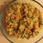 Roz Bel Djilbana Wa Zroudia Rice with Peas and Carrots recipe