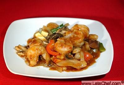 Chinese Hunan Shrimp Appetizer