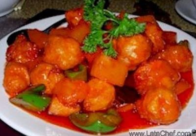 Chinese Sweet and Sour Pork Appetizer