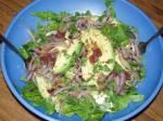 American Avocado Salad With Black Olive Dressing Appetizer