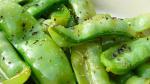 British Mediterranean Snow Peas Recipe Appetizer