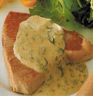 Canadian Tuna With Sorrel Hollandaise Appetizer
