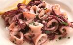 American Sauteed Calamari with Parsley and Garlic Recipe Appetizer