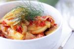 American Braised Leek And Fennel With Tomato Recipe Appetizer