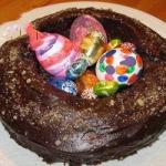 American Thread of Easter of the Chocolate Dessert
