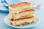 American Pantoasted Ham And Cheese Sandwich Recipe Appetizer