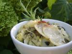 Potato Zucchini and Onion Slices With Fresh Herbs recipe