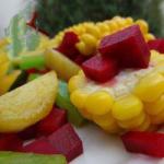 Canadian Hashbrowns with Maize and Beetroot Appetizer