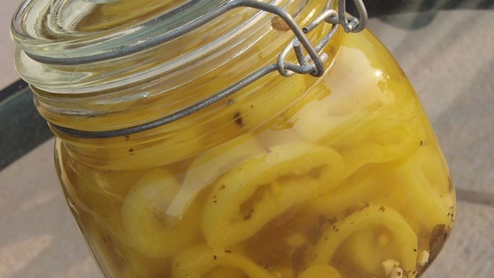 American Pickled Hot Peppers Recipe Appetizer