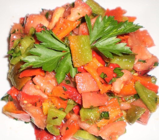 Moroccan Moroccan Tomato and Capsicum Salad Appetizer