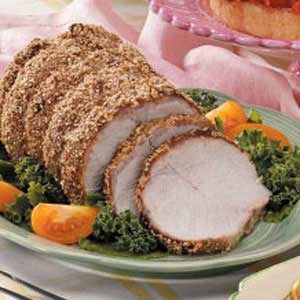 British Sesamecrusted Pork Loin BBQ Grill