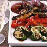 American Grilled Vegetables with Balsamic Glaze Appetizer
